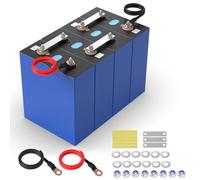 LiFePO4 cellules 12V 280AH - Batterie au Lithium 3.2V 280AH(4 Packs) LiFePO4 Batterie Fer Batterie Bricolage 12V 24V 48V for EV RV Chariot de Golf électrique，3584Wh