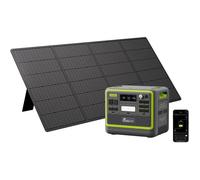 LiFePO4 Centrale Électrique,FOSSiBOT F2400 Generateur Electrique Portable+400W Solaire Panneau ,2048Wh 4800W Pic Station Electrique