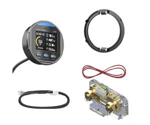 Lifepo4 Testeur de tension de courant de coulomb avec Tr24 Water 0. Testeur d'écran LCD pour lithium pour acide Nimh IP68 1 à 1000 Ah (100 A)