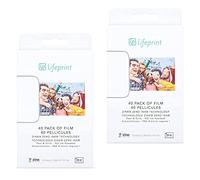 Lifeprint Zink Lot de 80 Feuilles de Papier Photo pour Impression instantanée Compatible avec Les imprimantes Lifeprint 3 x 4 AMZLP3X4P80EU Blanc