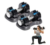 LifePro 2 x 11.34 kg/25 lbs Adjustable Dumbbells Set - Durable Weights Dumbbells Set Comes with Non Slip Handle and Safety Locking Mechanism For Home Gym