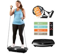 LifePro Hovert Plaque vibrante 3D, Machine d'exercice Complet du Corps avec Deux Moteurs, Drainage lymphatique et Plateforme d'entraînement de Fitness avec télécommande, Bandes et 99 Niveaux de