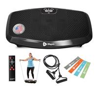 LifePro Hovert Plaque vibrante 3D, Machine d'exercice Complet du Corps avec Deux Moteurs, Drainage lymphatique et Plateforme d'entraînement de Fitness avec télécommande, Bandes et 99 Niveaux de