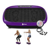 Lifepro Mini Plaque vibrante, compacte et Facile à Transporter, pour entraînement à Faible Impact, avec Bandes de résistance et télécommande