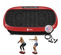 Lifepro Plate-Forme compacte de Vibration sur Pied, Machine d'exercice de Vibration pour Tout Le Corps pour Les entraînements à Faible Impact avec Bandes de résistance et télécommande