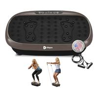 LifePro Vibration Plate Training Device - Hexaplate for Lymphatic Drainage and Weight Loss - with LED Display, Remote Control, and Quiet Motor (Bronze)
