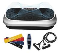 Lifepro Waver Mini Vibration Plate Exercise Machine with Remote & Bands - Compact Whole Body Vibrating Plate for Lymphatic Drainage & Muscle Toning - Shake Machine with 99 Speed Levels & 10 Presets