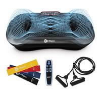 LifePro Waver - Pedana vibrante per Allenamento di Tutto il Corpo, 99 livelli di velocità, Bande di resistenza, telecomando, Fitness a CASA e piattaforma per la perdita di Peso