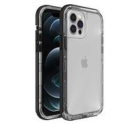 LifeProof Next Series Coque pour iPhone 12 et iPhone 12 Pro - Cristal Noir (Transparent/Noir)