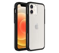 LifeProof pour Apple iPhone 12 mini, Coque fine et transparente antichoc, Série SEE, Black Crystal - Transparent/Noir