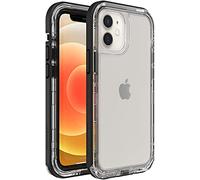 LifeProof pour Apple iPhone 12 mini, coque fine, résistante aux chutes, à la poussière et à la neige, Série Next, Transparent/Noir