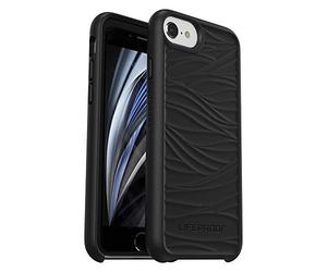 LifeProof pour Apple iPhone 6s / 7 / 8 / SE 2e gen (2020) / SE 3e gen (2022), Coque antichoc fabriquée à partir de plastique recyclé et provenant des Océans, Série Wake, Noir