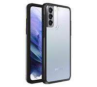 LifeProof SEE Coque pour Samsung Galaxy S21+ 5G, Antichoc, résistant aux chutes jusqu'à 2 mètres, protection mince, transparente fine, fabriquée de manière durable, Transparent/Noir