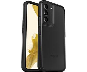 LifeProof SEE Coque pour Samsung Galaxy S22, Antichoc, résistant aux chutes jusqu'à 2 mètres, protection mince, transparente fine, fabriquée de manière durable, Transparent/Noir