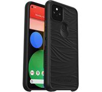 LifeProof Wake Series Coque pour Google Pixel 5 - Emballage non commercial - Noir, motif ondulé sculpté, ultra fin, compatible avec chargement sans fil