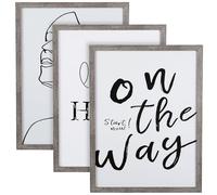 LIFERUN Cadre Photo lot de 3, Cadres Photo Collage 30 x 40 cm,Cadre Photo en Bois pour Décoration Mur ou Table,Cadres pour Affiches, Kit de Cadre Photo pour Tenture Mural pour Affiche