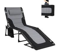 LIFERUN Transats Jardin Extérieur XXL Pliables, 199×66×35 cm - Chaise Longue Jardin Extérieur avec Dossier Réglable 5 Positions, Bain de Soleil Extra Large Jusqu’à 150 kg, Fauteuil Relax