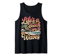 Life's A Beach Enjoy The Waves Vacances d'été |- Débardeur