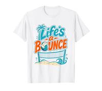 Life's a Bounce Beach Volley Summer Vibes Coastal T-Shirt