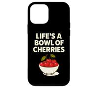 Life's a Bowl of Cherry Jeu de Mots Amusant aux Fruits Coque pour iPhone 12 Mini