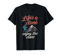 Life's a Climb Enjoy The View Graphic de l'équipe de randonnée T-Shirt