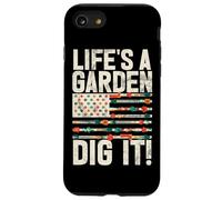 Life's A Garden Dig It Plantes de Jardinage Jardinier Agriculteur Coque pour iPhone SE (2020) / 7/8