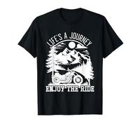 Life's a Journey Enjoy the Ride Moto Vintage Biker T-Shirt
