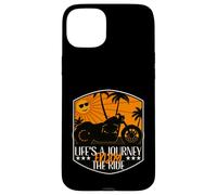Life's A Journey Enjoy The Ride Vintage Biker Vibe Coque pour iPhone 15 Plus