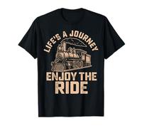 Life's a Journey Enjoy The Ride Vintage Retro Vibes T-Shirt