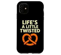 Life's a Little Twisted Jeu de Mots drôles de Bretzel Coque pour iPhone 11