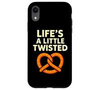 Life's a Little Twisted Jeu de Mots drôles de Bretzel Coque pour iPhone XR