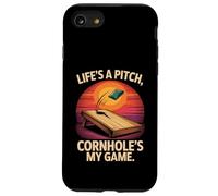 Life's A Pitch, My Game Fun de Cornhole Coque pour iPhone SE (2020) / 7/8