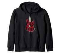 Life's an Riff Lead Guitariste Rock Music Lover Sweat à Capuche