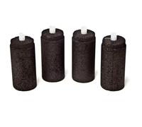 Lifesaver Filtre à charbon Bottle – 4 pièces pour 4000UF & 6000UF – Noir