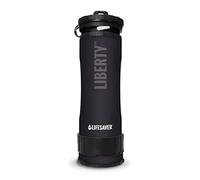 LifeSaver® Liberty Filtrante 400 ml | Gourde 99,9999 % bactéries | Traitement eau potable camping 2 000 L | Désinfectant portable