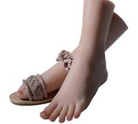 Lifesize Mannequin de pieds en silicone réaliste 1:1 avec veines et rides de la peau pour affichage de bijoux, chaussures et chaussettes - Parfait pour la vente au détail et les vitrines