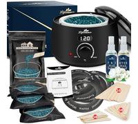 Lifestance Chauffe Cire Epilation Professionnelle Inclure 42 Accessoires D'épilation à Domicile Kit Epilation Cire Pour Tous Les Types de Cheveux