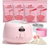 Lifestance Chauffe Cire Epilation Professionnelle Pour Femme Avec 400g Perles, 30 Bâtonnets De Cire Et Uol En Silicone Pour Tout30