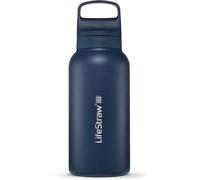 LifeStraw – Gourde filtrante Go inox 1L – Élimine bactéries, parasites, microplastiques – Aegean Sea
