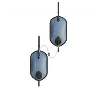 LIFESTRAW Flex Gravity Bag Peak Serie 8l+8l - Mixte - Bleu / Gris / Noir - taille Unique- modèle 2024