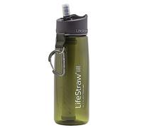 LifeStraw Go d’Eau Bouteille avec Paille de Filtre intégrée Filter Bottle Unisex-Adult, Vert