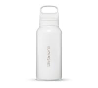 LifeStraw Go Polar White GOST-1L-WHT Stainless Steel, gourde avec filtre de niveau 2, 1L