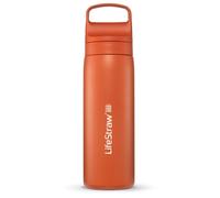 Lifestraw Go Stainless Steel 530ml Bottle Orange