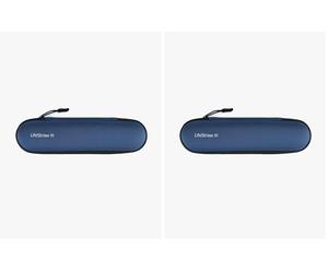 LifeStraw Official Carry Case for Personal Water Filter Straw, for Camping, Backpacking, and Travel, Mountain Blue (Case Only) (Lot de 2)