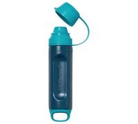 Lifestraw Peak Series Solo - Filtre d'Eau Individuel pour Randonnée, Camping, Voyage, Survie. Élimine les Bactéries, les Parasites Et les Microplastiques, Blue Raspberry