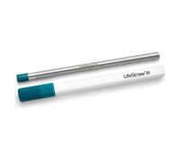 LifeStraw Sip - Paille Filtrante Réutilisable en Acier Inoxydable avec Étui, Élimine les Microplastiques, Bactéries et Parasites pour Voyage et Utilisation Quotidienne, Laguna Teal