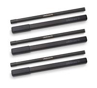 LifeStraw Sip Lot de 3 pailles réutilisables en acier inoxydable avec 3 étuis de transport, élimine les microplastiques, les bactéries et les parasites pour les voyages et un usage quotidien