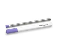 LifeStraw Paille filtrante Sip inox, étui, élimine bactéries & parasites – Thistle Purple
