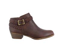 LifeStride Femme Adriana Ankle Bootie Bottines, Marron, 41 EU