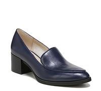 LifeStride Femme Devyn Block Heel Loafer Mocassin, Bleu Marine, 40 EU Large